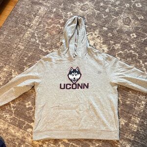 Fanatics Gray UCONN Hoodie